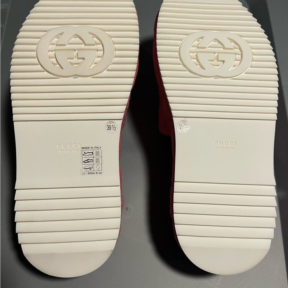 Gucci Pink Plush Slide Sandals - Picture 5 of 8